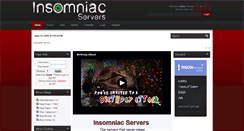 Desktop Screenshot of insomniacservers.com